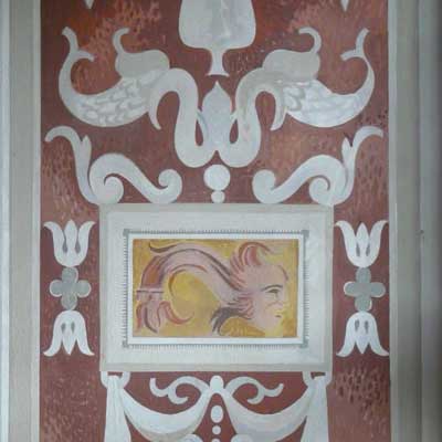 Wandmalerei Festsaal Altes Rathaus Leipzig