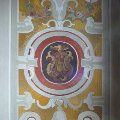 Wandmalerei Festsaal Altes Rathaus Leipzig