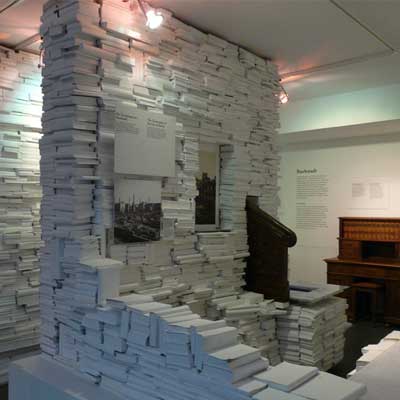 Ausstellung Moderne Zeiten, Zerstörung der Buchstadt, 4. Dez. 1943