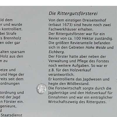 Rittergutsförsterei Schloss Blankenhain